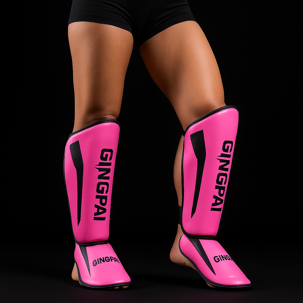 Protège-tibia Boxe Rose